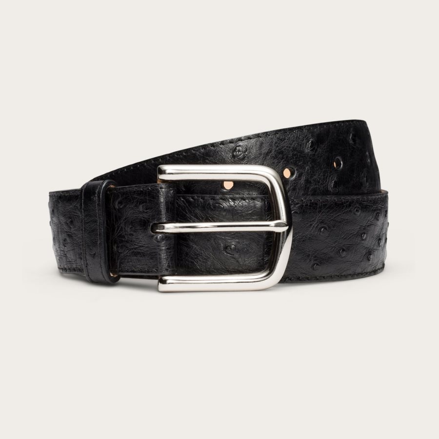 Ostrich Belt Midnight Ostrich