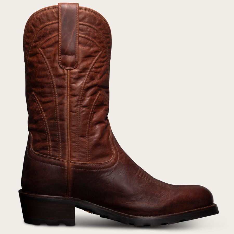 Men The Bandera Cognac Bison