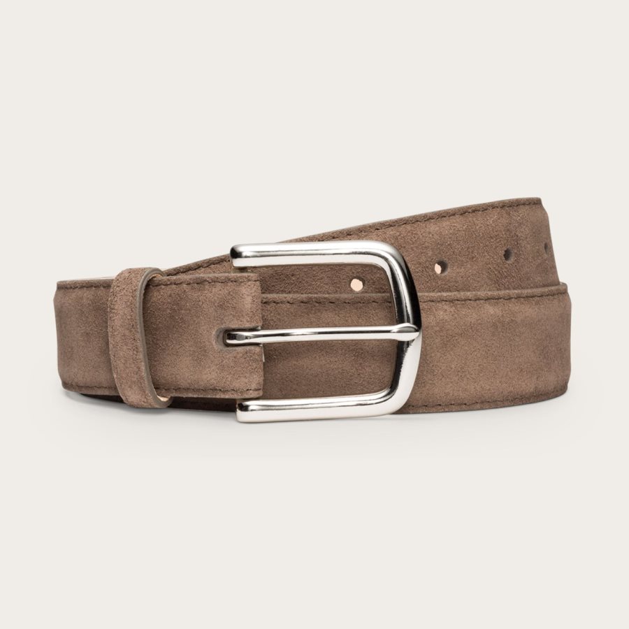 Suede Belt Granite Suede