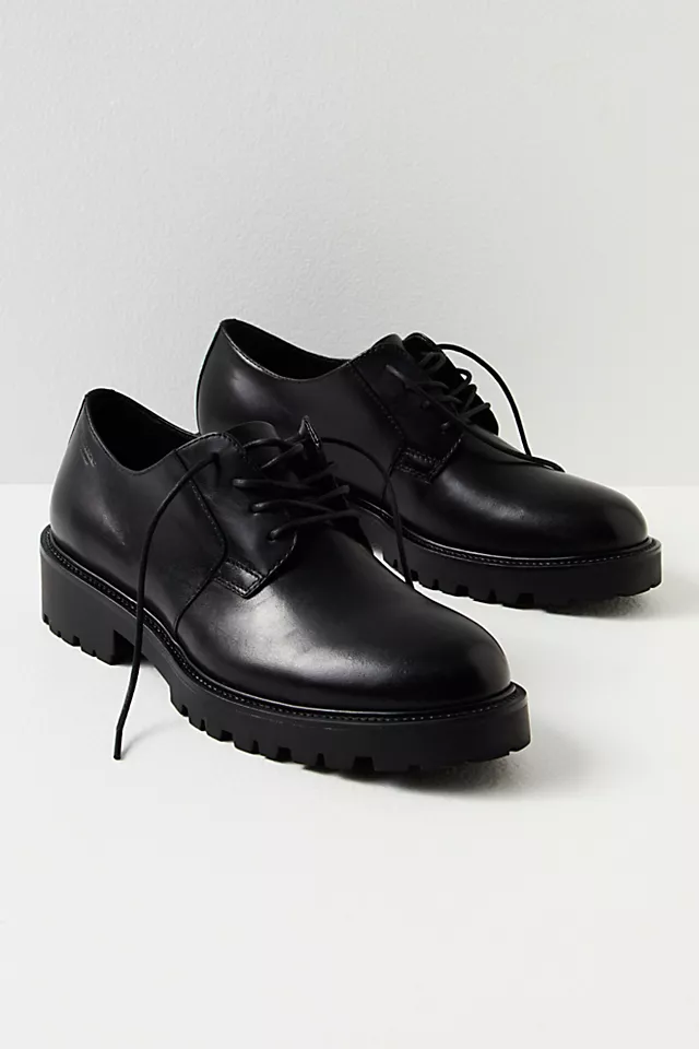 Vagabond Kenova Lace-Up Loafers Black