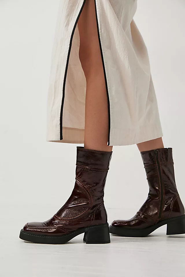 Malene Mid Boots Red