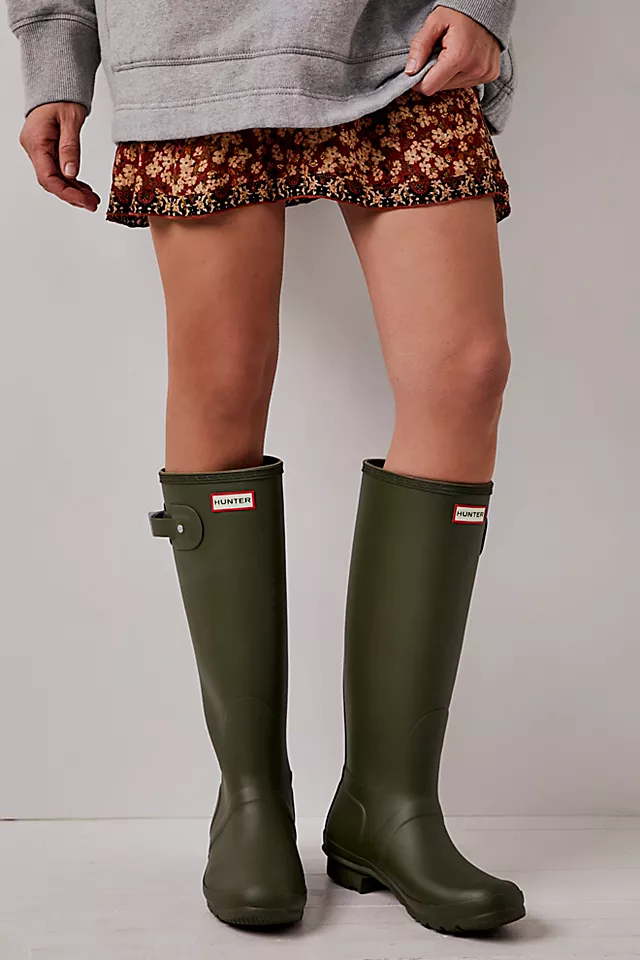 Hunter Wellies Olive Leaf