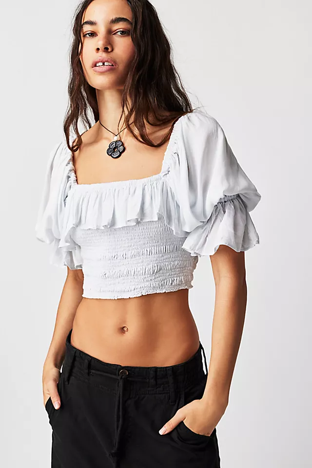 Jen's Pirate Booty Bethany Blouse White