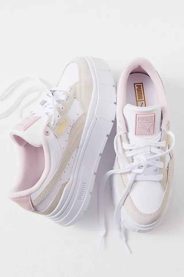 Mayze Stack Sneakers Puma White / Chalk Pink