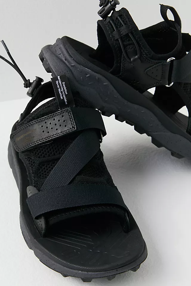 Star Sign Sport Sandals Black