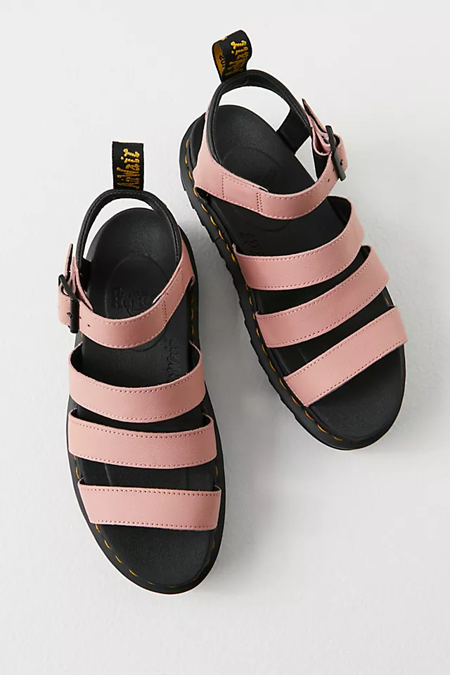 Dr. Martens Blaire Flatform Sandals Peach Beige