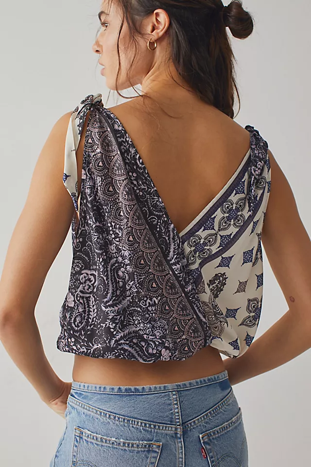 Tied To You Tank Black And White Combo