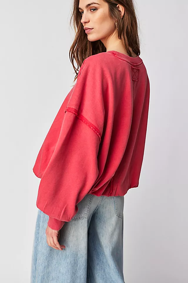 Bubble Up Pullover Atlas Red