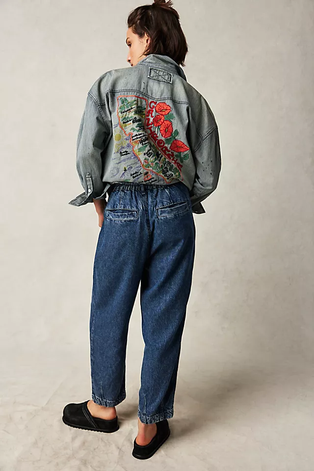 Esme Pull-On Denim Trousers Alchemy