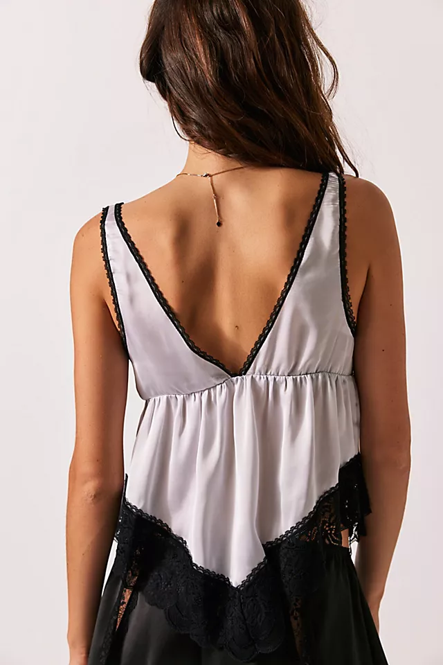 Lost In Love Babydoll Cami Ivory Combo