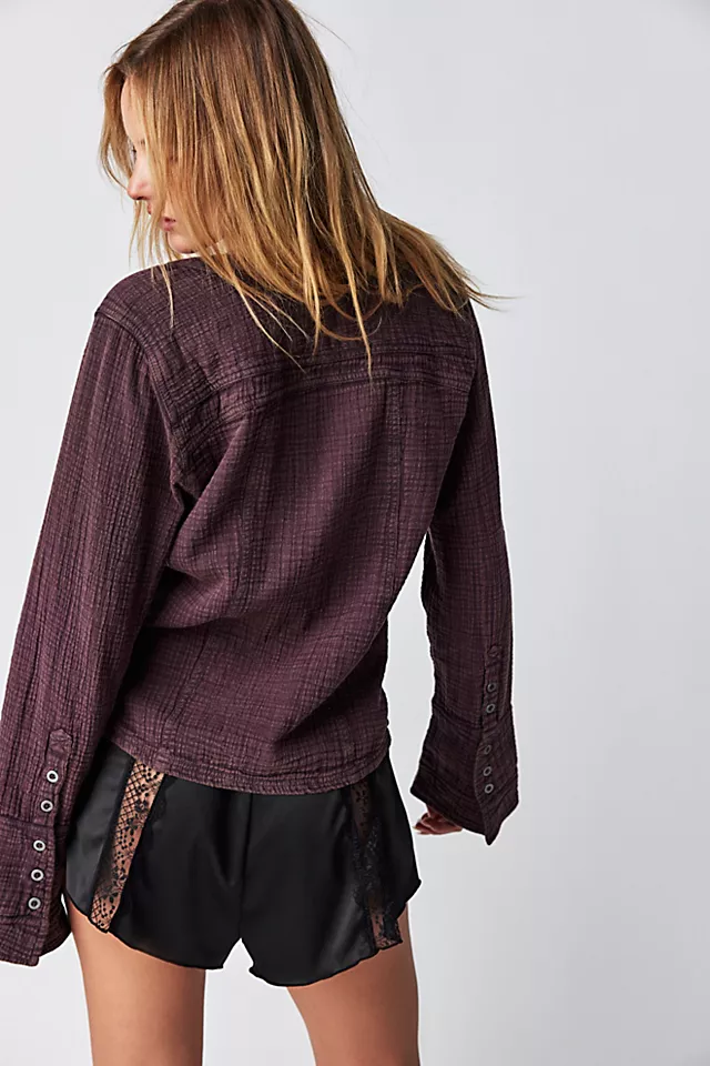 Daydream Double Cloth Buttondown French Roast