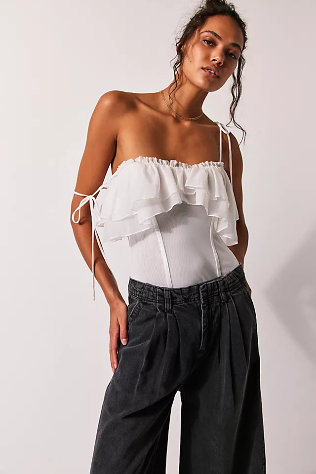 Crushin' On You Bodysuit Ivory