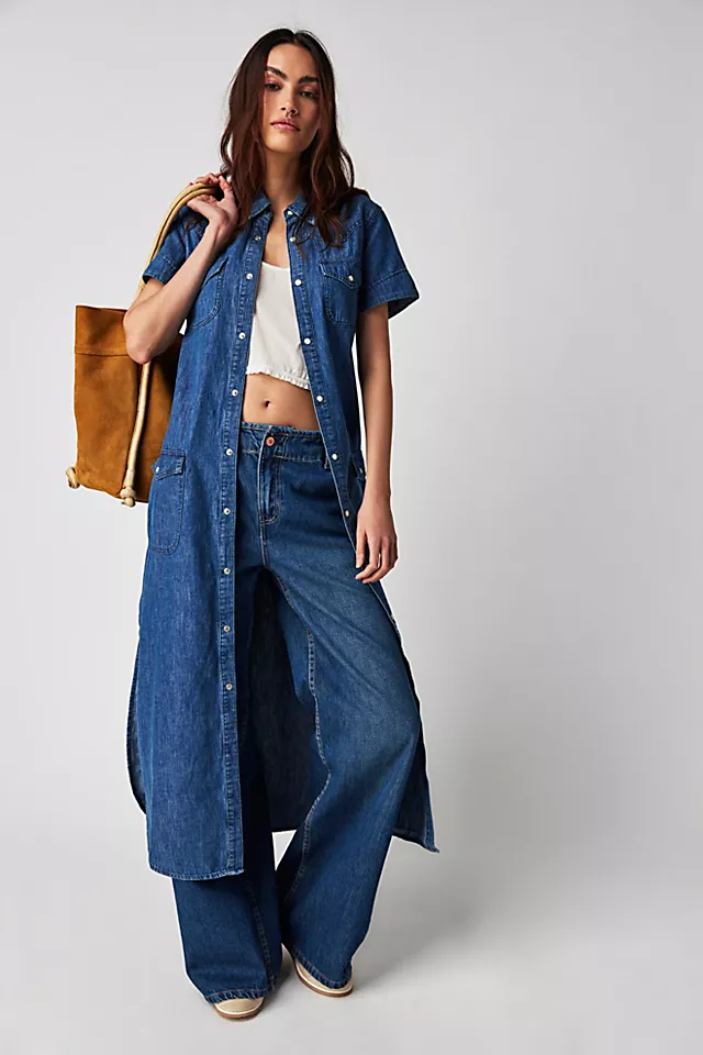 Boyish Western Shirt Dress Westworld