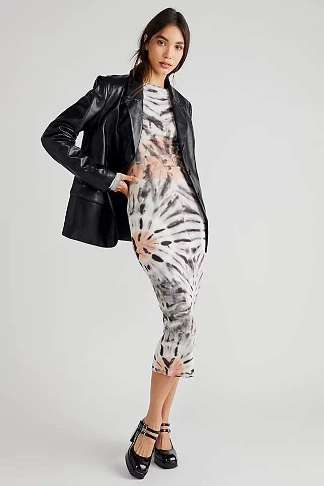 YFB Dax Rib Dress Thistle Venus Wash