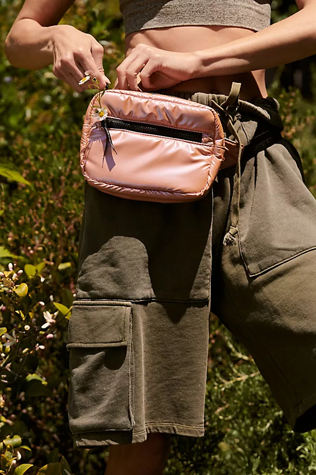 Iridescent Bum Bag Desert Rose