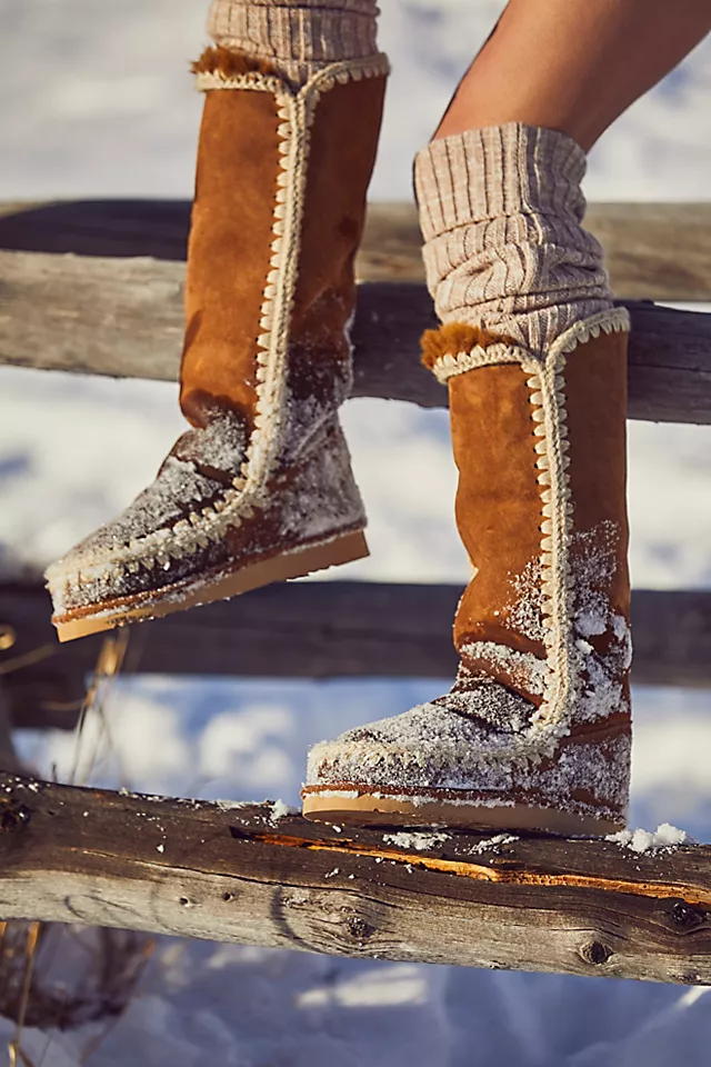 Mou Bergy Boots Cognac