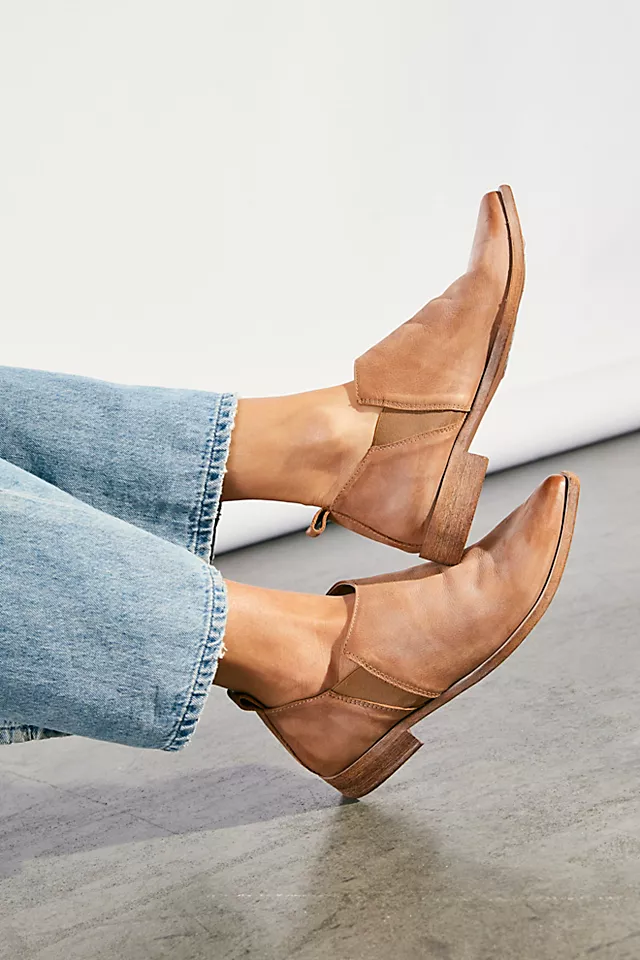 Brixton Shoeboots Washed Tan