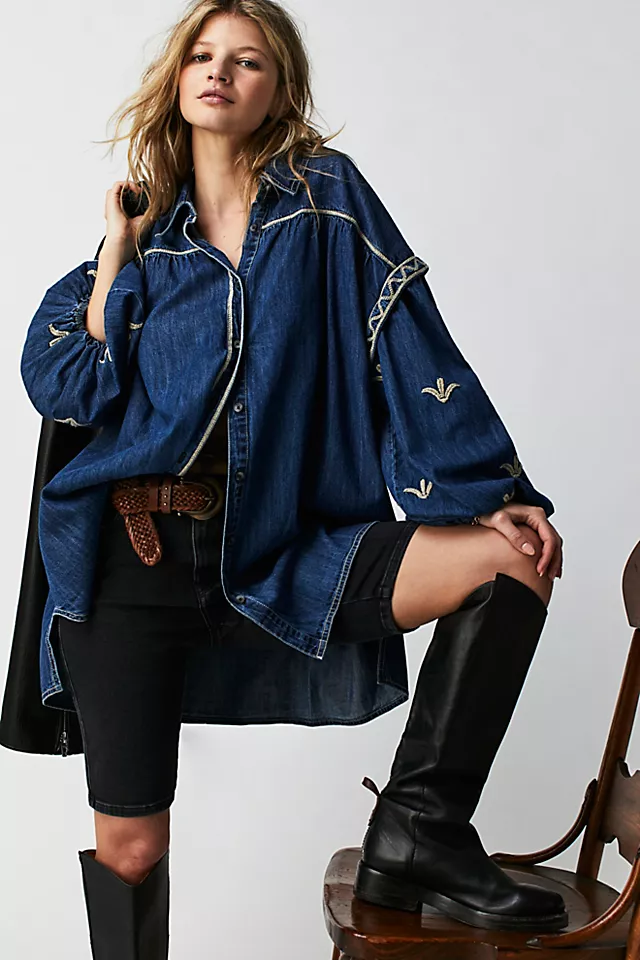 Myna Denim Tunic Indigo