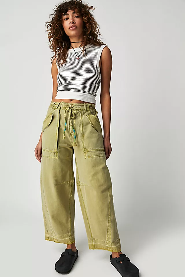 To The Extreme Barrel Pants Mojito Lime