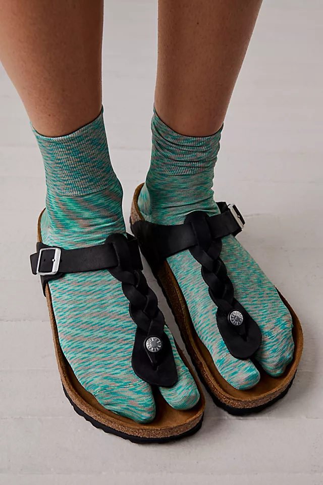 Spacey Tabi Socks Green