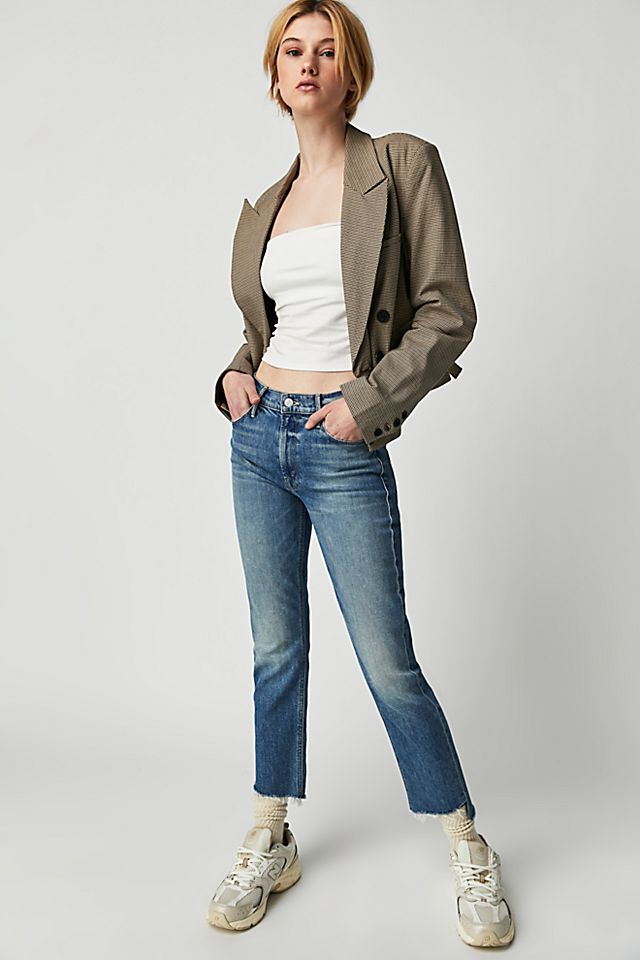 MOTHER The Mid-Rise Dazzler Ankle Jeans Something To Remember