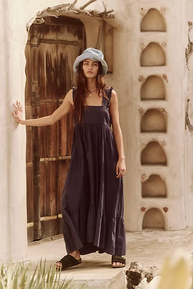 Isabella Maxi Dress Blue Depth