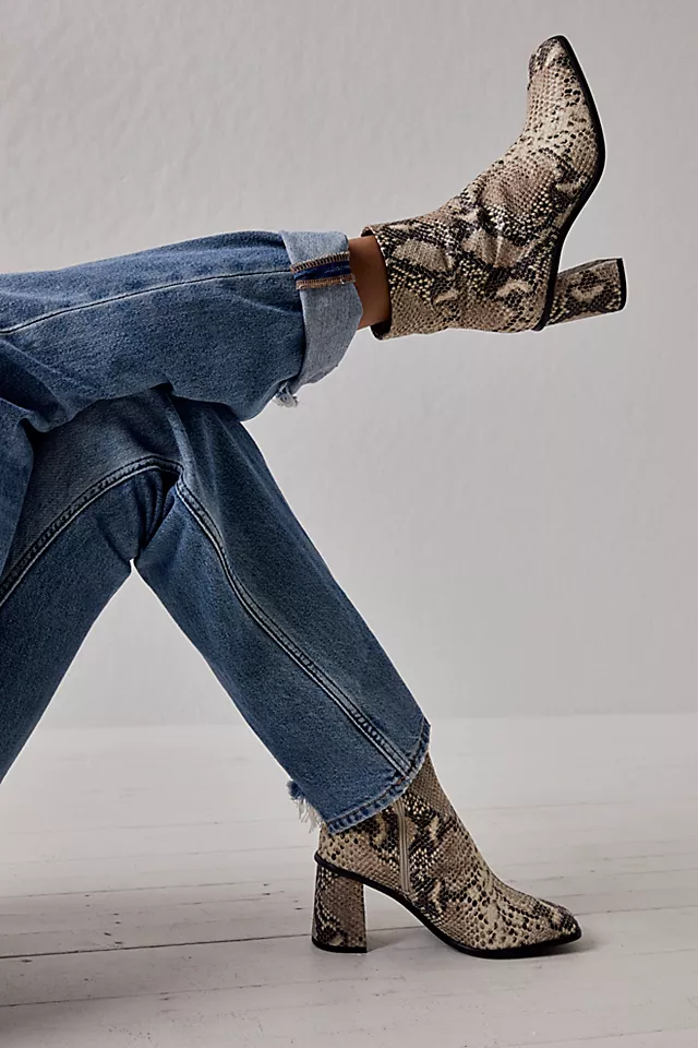 Sienna Ankle Boots Moonlight Snake