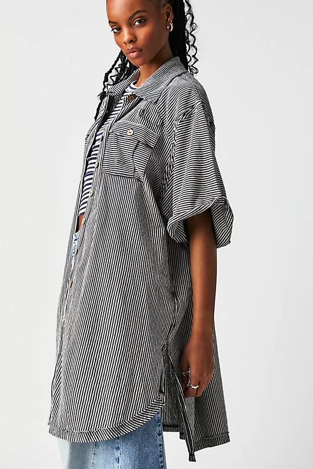 Care FP Brenton Maxi Top Navy Combo