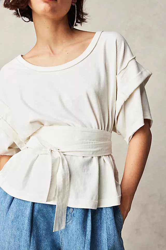 What A Waist Top Ivory