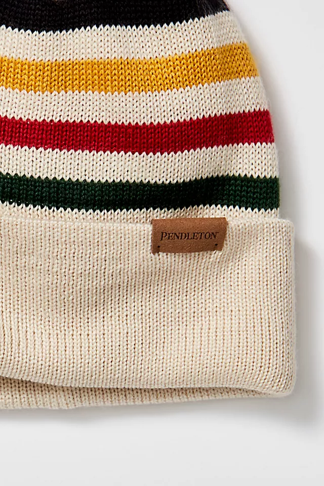 Pendleton Knit Beanie Glacier Stripe