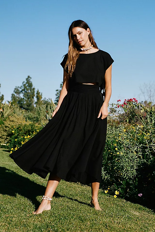 Sundown Skirt Set Black