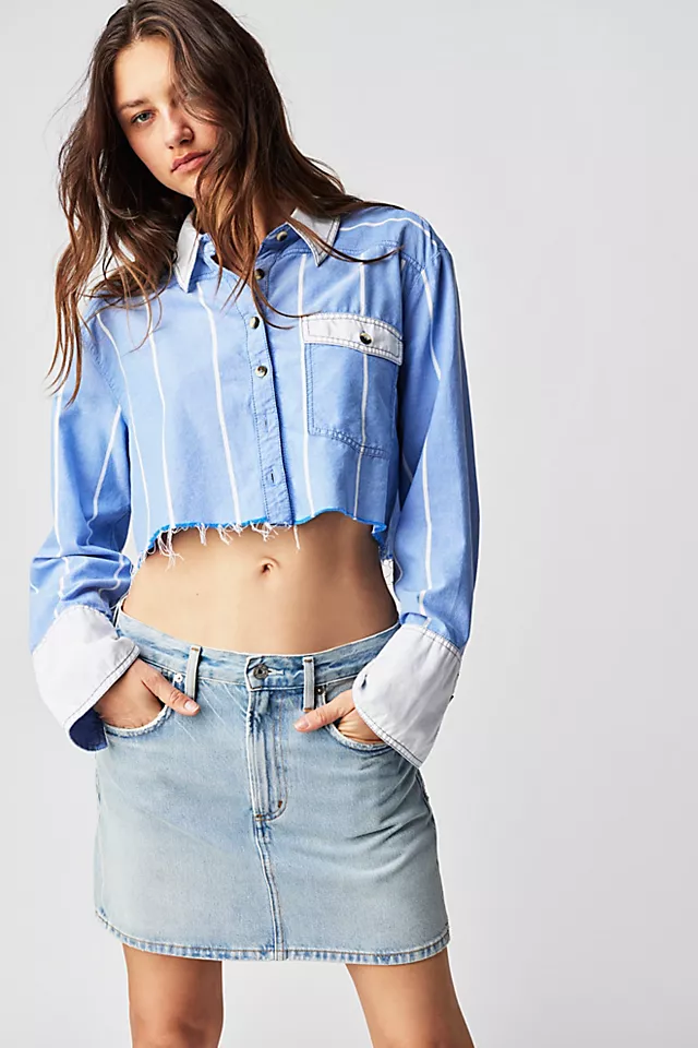 Citizens of Humanity Beatnik Mini Skirt Wavelength