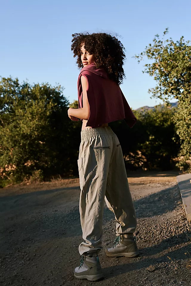 Gather Round Pants Soft Grey