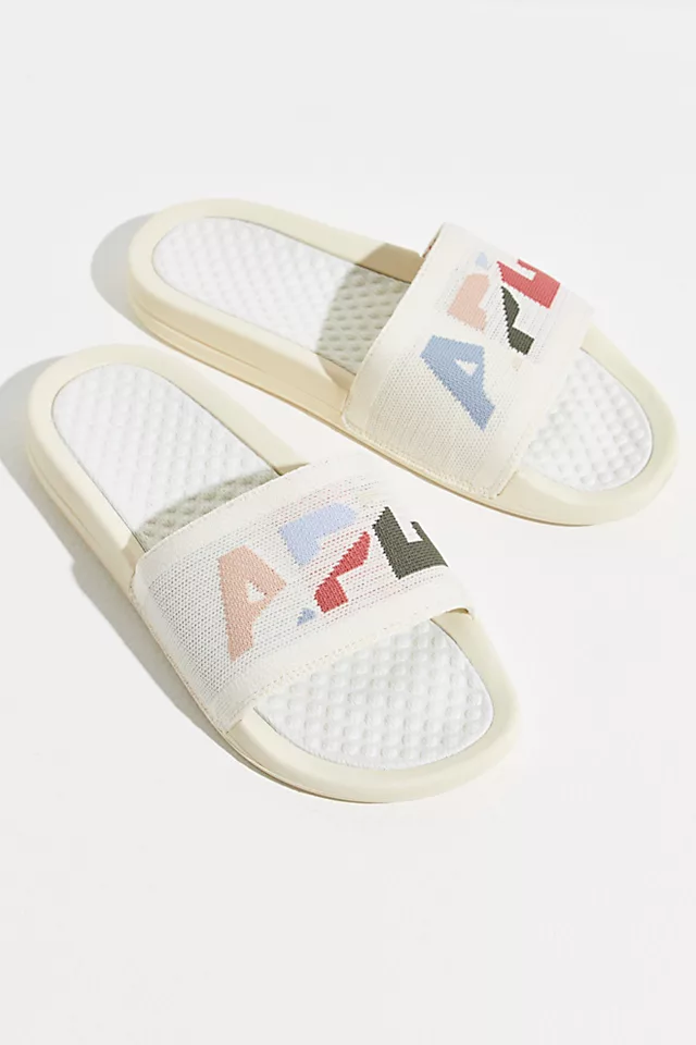 APL Big Logo TechLoom Slide Sandals Pristine / Pastel / Block