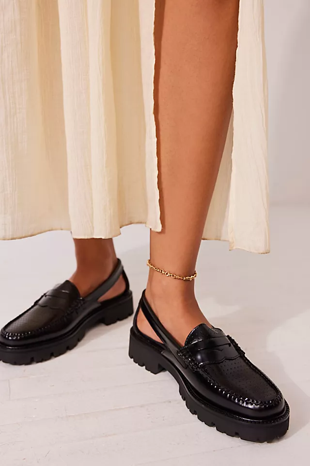 Bass Summer Super Lug Loafers Black