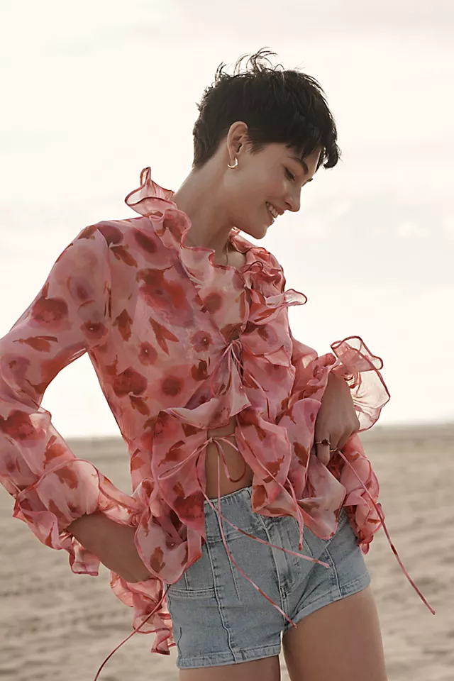 Jayde High-Rise Shorts Sea Washed