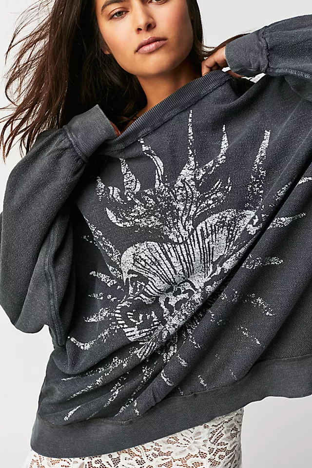 Juliet Pullover Charcoal Combo