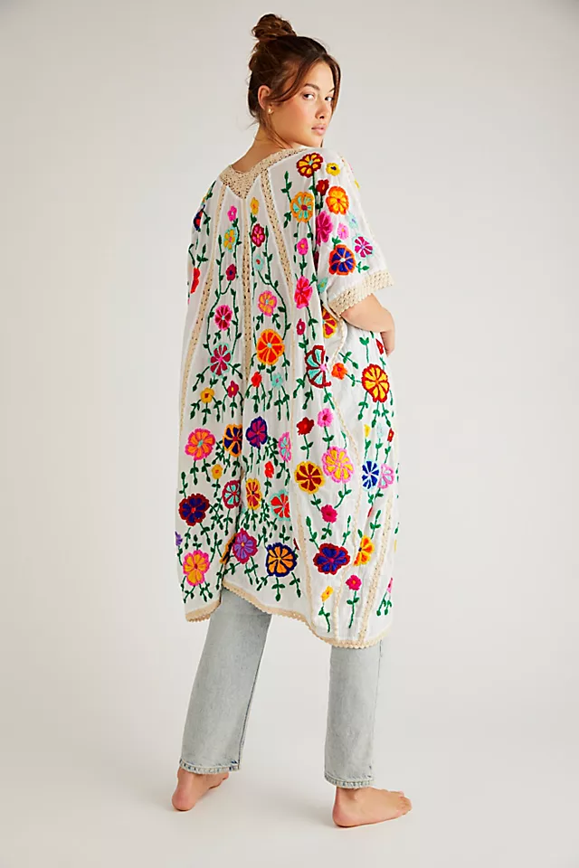 Bella Flor Embroidered Kaftan