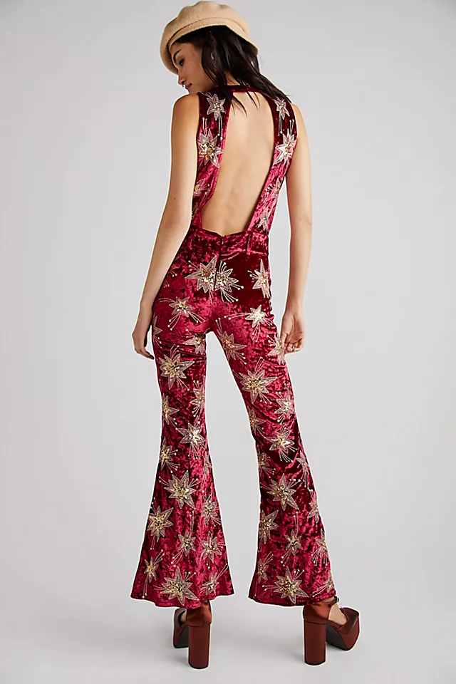 Chromatic Jumpsuit Wine