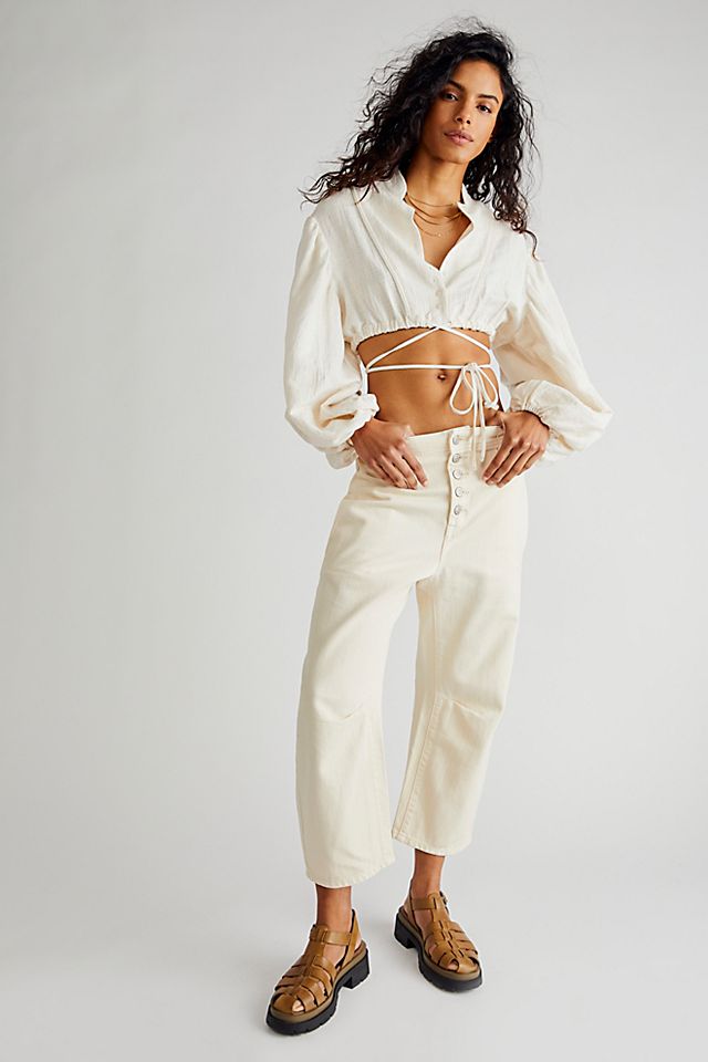 Osaka Relaxed Jeans Ecru