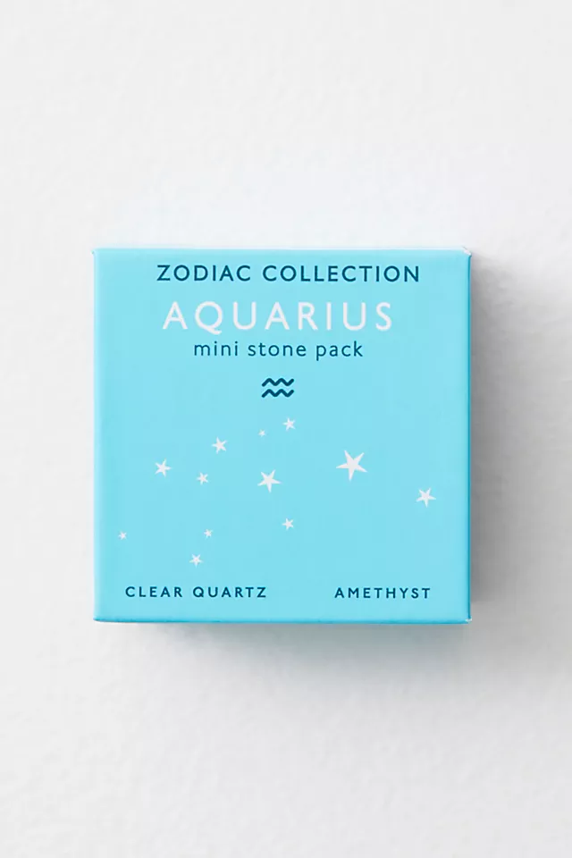 Shoppe Geo Zodiac Mini Stone Collection Aquarius
