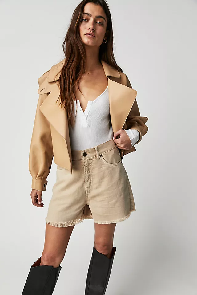 Sandrine Rose Harem Shorts Latte