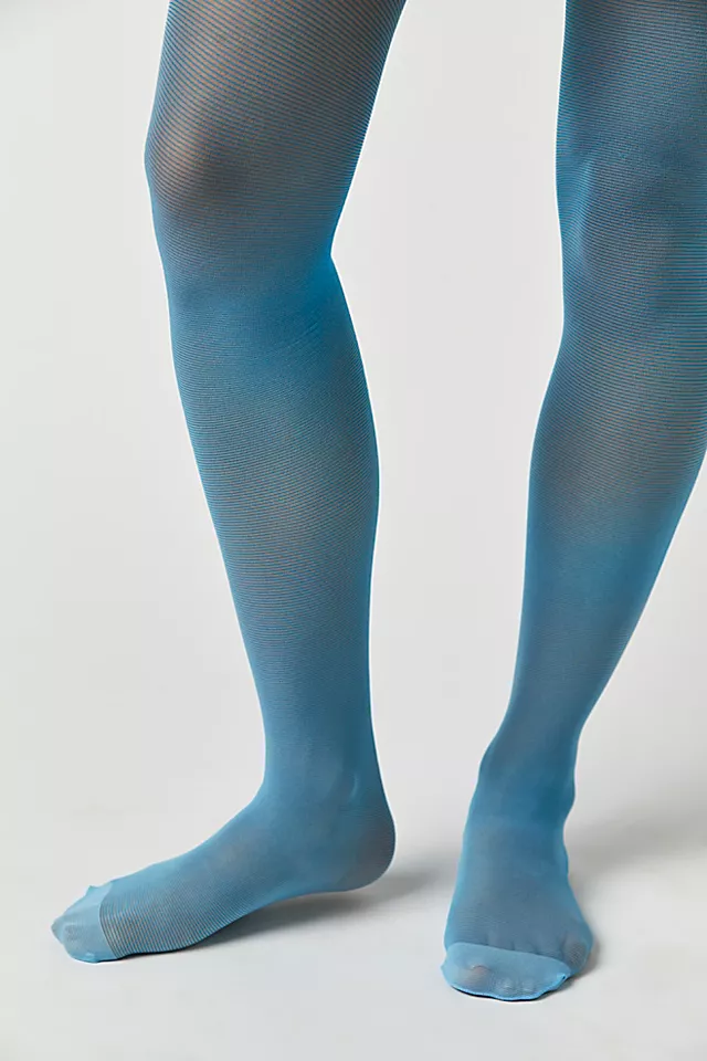 Stella Sheer Tights Turquoise