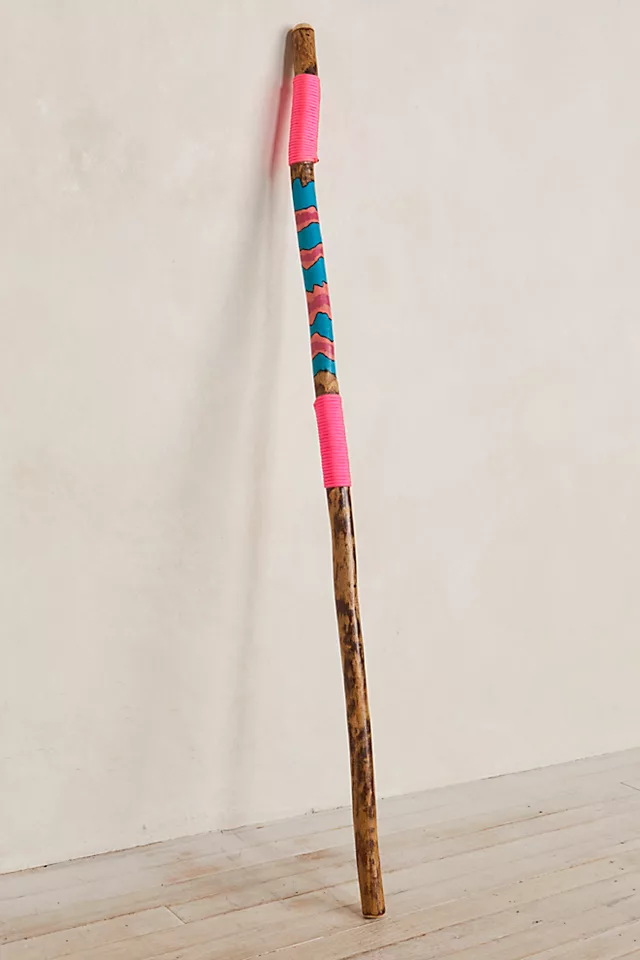 Artisan Hiking Stick Pink