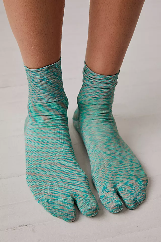 Spacey Tabi Socks Green