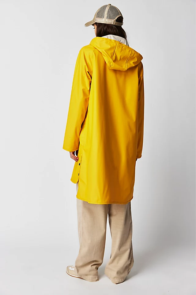 Ilse Jacobsen Glossy Rain Coat Cyber Yellow