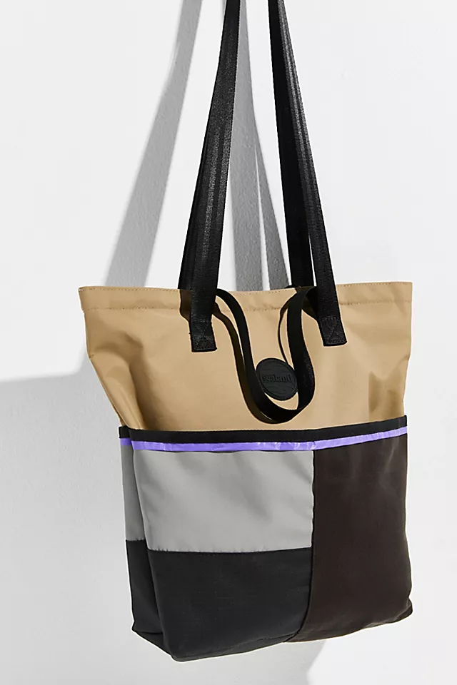 Sealand Upcycled Swish Tote Black Sand Combo