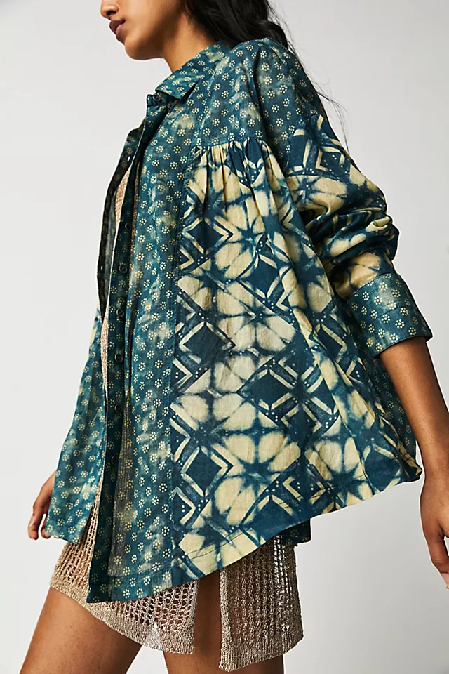 Indigo Sunshine Shirt Indigo Combo