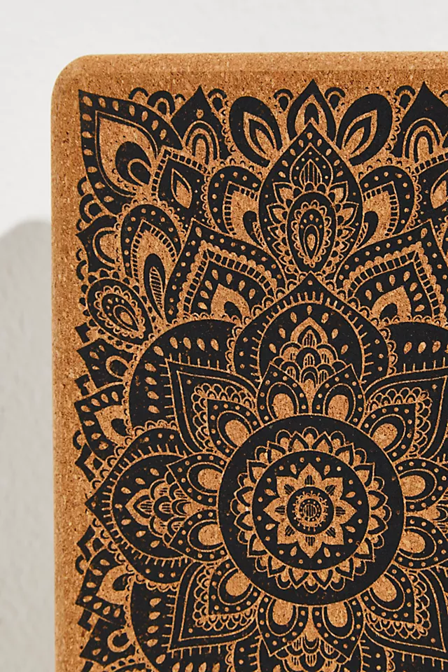 Yoga Design Lab Mandala Cork Yoga Block One