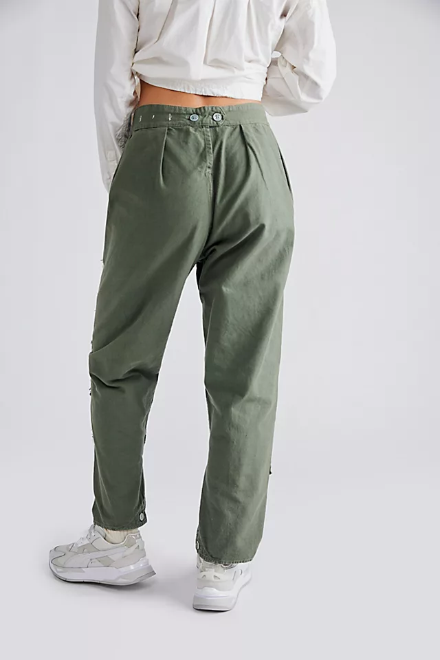 Tricia Fix Patchwork Pants Army Green